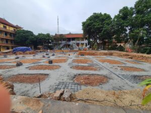 công trình Tòa Tam Bảo Chùa phủ Liễn Thái Nguyên - Thép Bách Hợp